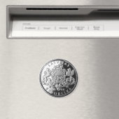 Lettischer Geldmagnet Magnet (In Situ (Geschirrspüler))