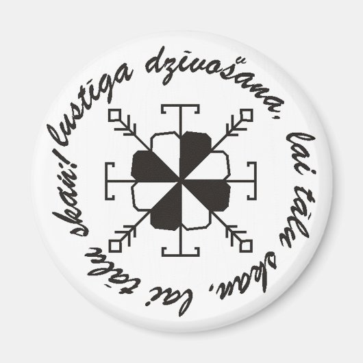 Lettischer Magnet (Vorne)