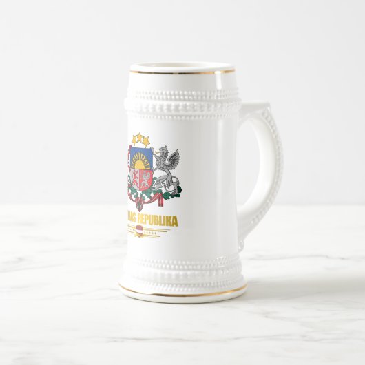 Lettischer Pride Bierglas (VorderseiteRechts)