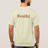 Lettischer T - Shirt zum Frühstück (Rückseite)