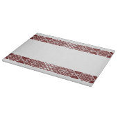 Lettisches Design des traditionellen Lielvarde-Gur Schneidebrett (Ecke)