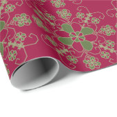 Lettisches Design für Sun-/Snowflake-Packpapier Geschenkpapier (Rolleneckpunkt)