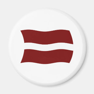 Lettisches Flaggenmagnet Magnet