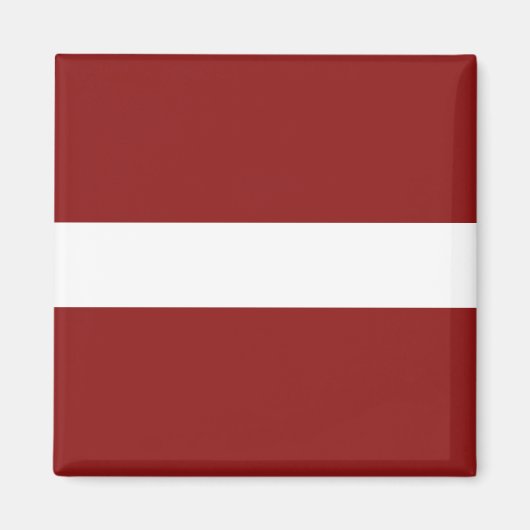 Lettisches Flaggenmagnet Magnet (Vorne)