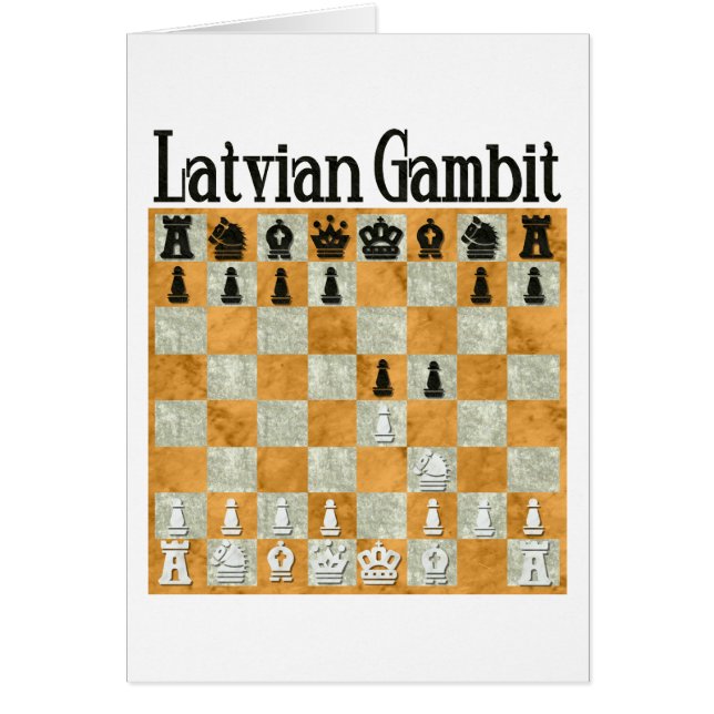 Lettisches Gambit (Vorne)