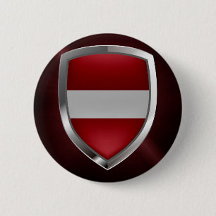 Lettisches MetallEmblem Button