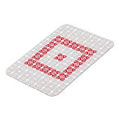 Lettisches Morning SUN geometrisches Muster I Magnet (Linke Seite)