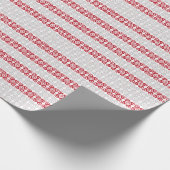 Lettisches Morning SUN geometrisches Muster II Geschenkpapier (Ecke)