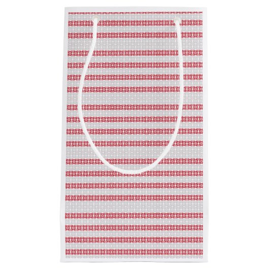 Lettisches Morning SUN geometrisches Muster II Kleine Geschenktüte (Vorderseite)