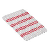 Lettisches Morning SUN geometrisches Muster II Magnet (Rechte Seite)