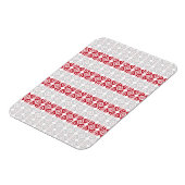 Lettisches Morning SUN geometrisches Muster II Magnet (Linke Seite)