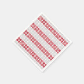 Lettisches Morning SUN geometrisches Muster II Serviette (Ecke)