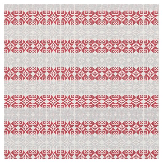 Lettisches Morning SUN geometrisches Muster II Stoff (Nahaufnahme)