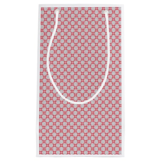 Lettisches Morning SUN geometrisches Muster III Kleine Geschenktüte (Vorderseite)