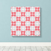 Lettisches Morning SUN geometrisches Muster III Leinwanddruck (Insitu (Holzboden))