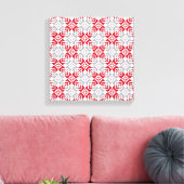 Lettisches Morning SUN geometrisches Muster III Leinwanddruck (Insitu (Wohnzimmer))