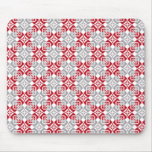 Lettisches Morning SUN geometrisches Muster III Mousepad