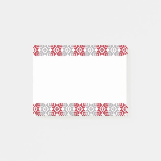 Lettisches Morning SUN geometrisches Muster III Post-it Klebezettel (Vorderseite)