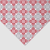 Lettisches Morning SUN geometrisches Muster III Seidenpapier (Ausschnitt)