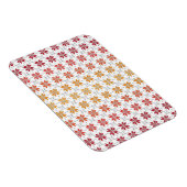 Lettisches Morning SUN geometrisches Muster IV Magnet (Rechte Seite)