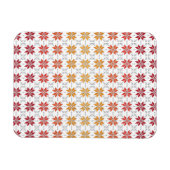 Lettisches Morning SUN geometrisches Muster IV Magnet (Horizontal)
