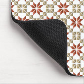 Lettisches Morning SUN geometrisches Muster IX Mousepad (Ecke)