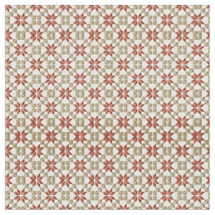 Lettisches Morning SUN geometrisches Muster IX Stoff