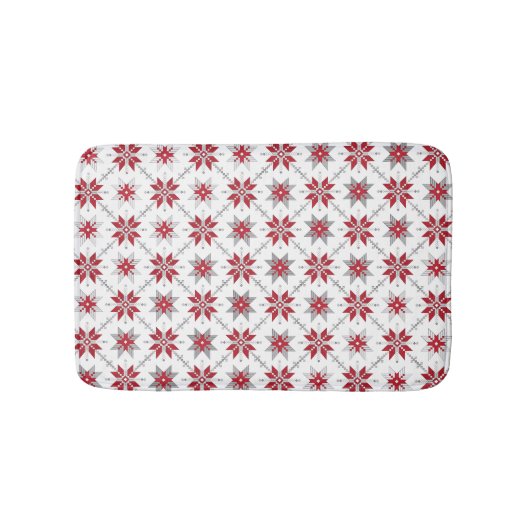 Lettisches Morning SUN geometrisches Muster V Badematte (Vorderseite)