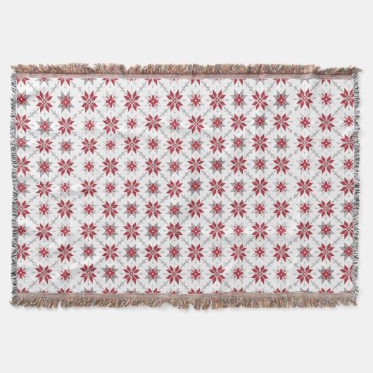 Lettisches Morning SUN geometrisches Muster V Decke (Vorderseite)