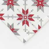 Lettisches Morning SUN geometrisches Muster V Fleecedecke (Ecke)