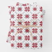 Lettisches Morning SUN geometrisches Muster V Geschenkpapier Set (Beispiel)