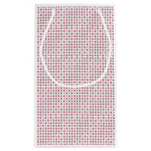 Lettisches Morning SUN geometrisches Muster V Kleine Geschenktüte (Rückseite)