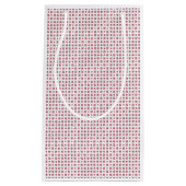 Lettisches Morning SUN geometrisches Muster V Kleine Geschenktüte (Vorderseite)