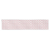 Lettisches Morning SUN geometrisches Muster V Kurzer Tischläufer (Horizontal)