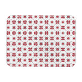 Lettisches Morning SUN geometrisches Muster V Magnet (Horizontal)