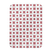 Lettisches Morning SUN geometrisches Muster V Magnet (Vertikal)