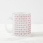 Lettisches Morning SUN geometrisches Muster V Mattglastasse (Links)