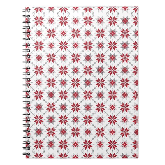 Lettisches Morning SUN geometrisches Muster V Notizblock (Vorderseite)