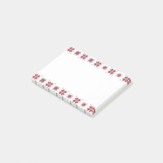 Lettisches Morning SUN geometrisches Muster V Post-it Klebezettel (angewinkelt)