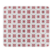 Lettisches Morning SUN geometrisches Muster V Schneidebrett (Vorderseite)