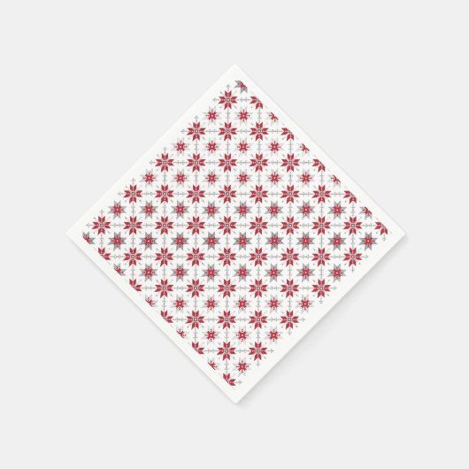 Lettisches Morning SUN geometrisches Muster V Serviette (Ecke)