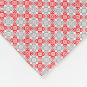 Lettisches Morning SUN geometrisches Muster VI Fleecedecke (Ecke)