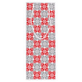 Lettisches Morning SUN geometrisches Muster VI Geschenktüte Für Weinflaschen (Rückseite)