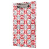 Lettisches Morning SUN geometrisches Muster VI Klemmbrett (Links)