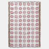 Lettisches Morning SUN geometrisches Muster VII Decke (Vorderseite Vertikal)