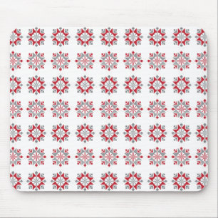 Lettisches Morning SUN geometrisches Muster VII Mousepad