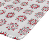 Lettisches Morning SUN geometrisches Muster VII Schneidebrett (Ecke)