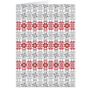 Lettisches Morning SUN geometrisches Muster VIII