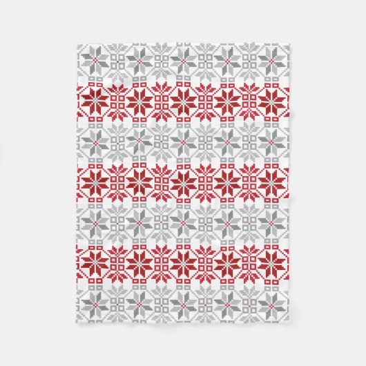 Lettisches Morning SUN geometrisches Muster VIII Fleecedecke (Vorderseite)