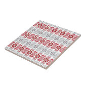 Lettisches Morning SUN geometrisches Muster VIII Fliese (Seite)